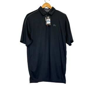 Under Armour Men's XL NWT Black Polo UPF Shirt